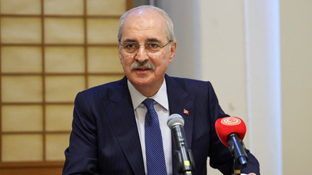 TBMM Başkanı Kurtulmuş, İsveçte Cumhurbaşkanı Erdoğanın sözünü hatırlattı: Bu, temel değişim ihtiyacını yansıtmakta