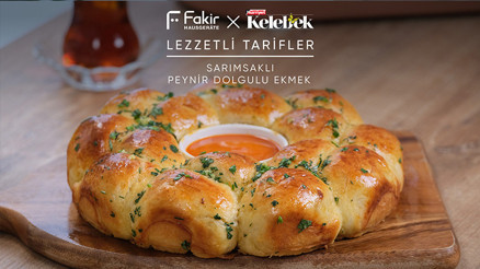 Sarımsaklı, Peynir Dolgulu Ekmek