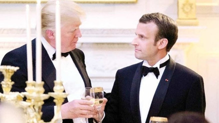 Amaç zirvede kalmasını sağlamak... Macron’dan Trump’a sarayda yemek planı