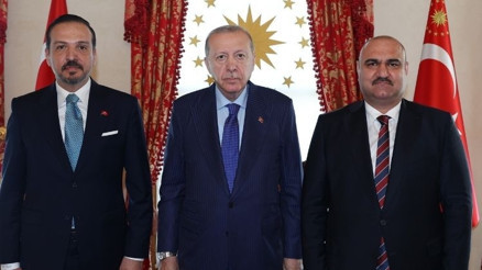 Cumhurbaşkanı Erdoğan, Kerkük Valisi Ağayı kabul etti