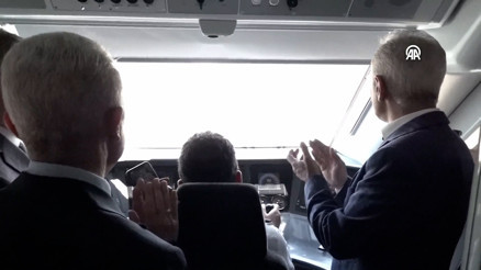 Bakan Uraloğlu, Kırklarelinde Halkalı-Kapıkule Demir Yolu Hattında test sürüşü yaptı