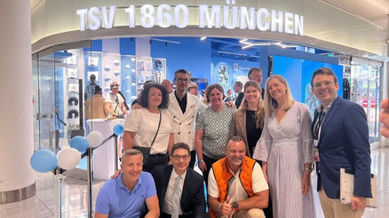 Münih Havalimanında 1860 München rüzgârı