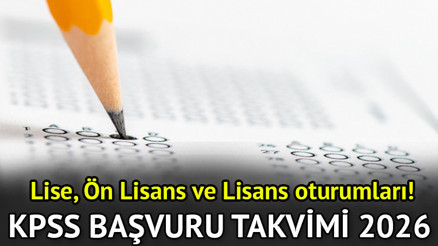 KPSS BAŞVURU TARİHİ VE SINAV TAKVİMİ 2026 || KPSS Lise (Ortaöğretim), Ön Lisans ve Lisans başvurusu ne zaman alınacak