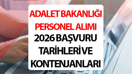 ADALET BAKANLIĞI PERSONEL ALIMI 2026 BAŞVURU DETAYLARI VE KONTENJANLARI|| Adalet Bakanlığı 15 bin personel alımı ne zaman, başvurular nereden yapılır