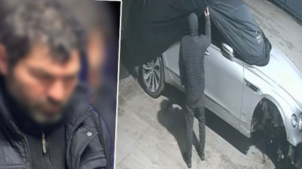 İstanbulda 40 milyonluk lüks arabanın altın amblemini çaldı İfadesi şaşırttı: Şüpheliyle aynı kıyafeti giymişiz