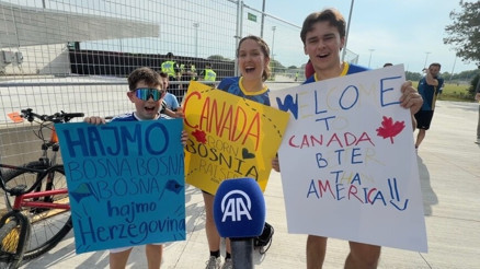 Torontoya Dünya Kupası atmosferi Bosna Hersek taraftarlarıyla geldi