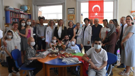 Hastane odaları sanat atölyesi