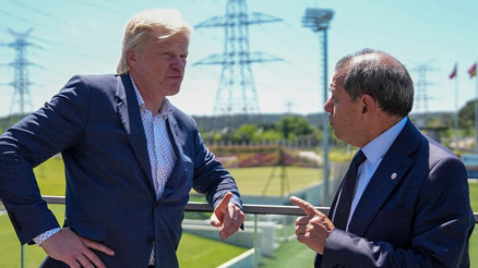 Dursun Özbek, Oliver Kahn ile görüştü: Galatasarayı daha yukarılara çekmek için bazı projeler üzerinde konuştuk