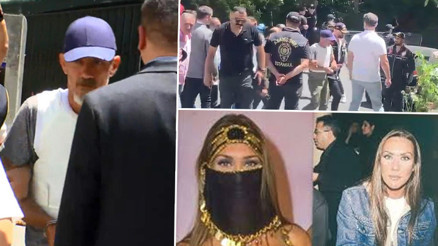 Mezdeke dansçısı Aynur Kanbur cinayeti Katil zanlısı keşif için olay yerinde