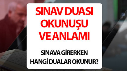 SINAV DUASI OKUNUŞU ARAPÇA-TÜRKÇE || Sınava girerken okunacak dualar hangileri Sınavda başarılı olmak için hangi dualar okunur LGS sınavında okunacak duaların Arapça ve Türkçe Anlamı