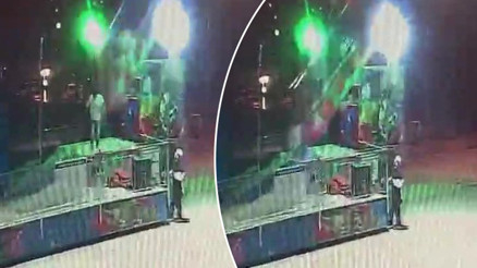 Amasyada lunaparktaki feci kaza kamerada 20 yaşındaki genç, hayatını kaybetmişti