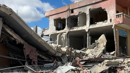 İsrail saldırıları sonucu meydana gelen yıkım görüntülendi