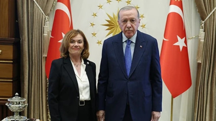 Cumhurbaşkanı Erdoğan, İspanya Anayasa Mahkemesi Başkanvekili Huertası kabul etti