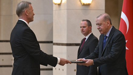 Cumhurbaşkanı Erdoğan, büyükelçilerin güven mektuplarını kabul etti
