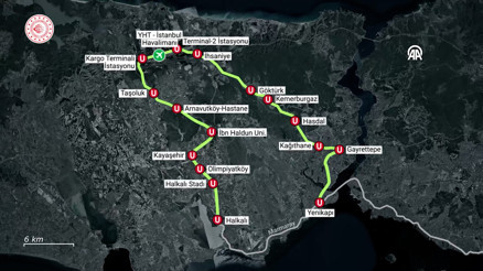 Türkiyenin en uzun metro ringinin son halkası tamamlandı