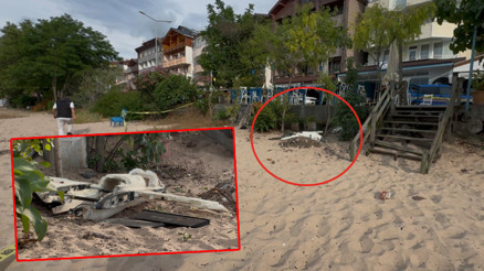 Bartın’da sahilde insansız hava aracı bulundu