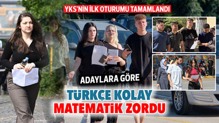 YKS’nin ilk oturumu tamamlandı... Adaylara göre Türkçe kolay, matematik zordu YKS’nin ilk oturumu tamamlandı... Adaylara göre Türkçe kolay, matematik zordu
