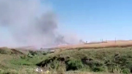 Emekler kül oldu Biçerdöverden çıkan kıvılcım 150 dönümlük yaktı