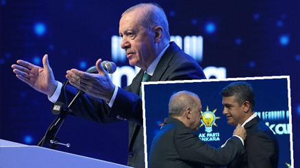 Levent Koç AK Partiye katıldı: Rozetini Cumhurbaşkanı Erdoğan taktı Levent Koç AK Partiye katıldı: Rozetini Cumhurbaşkanı Erdoğan taktı