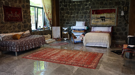 Trabzonda kurulan 1970ler köy evi ziyaretçilerine nostaljik anlar yaşatıyor