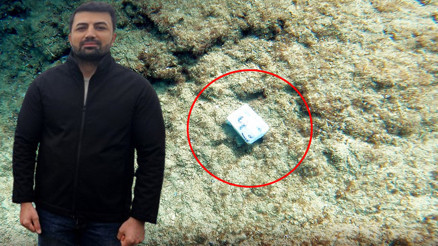 Antalyalı dalgıç denizde buldu, sosyal medyada paylaştı Tehdit ediliyorum, suç duyurusunda bulundum
