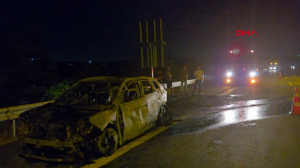 Çatalcada yanan elektrikli otomobilin sürücüsü: Ailemi bir buçuk dakika arayla kurtardım Çatalcada yanan elektrikli otomobilin sürücüsü: Ailemi bir buçuk dakika arayla kurtardım