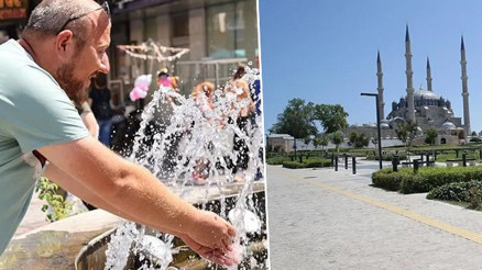 Termometreler 37 dereceyi gösterdi: Cadde ve sokaklar boş kaldı Ejderha sıcakları gelmiş