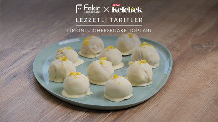 Limonlu Cheesecake Topları