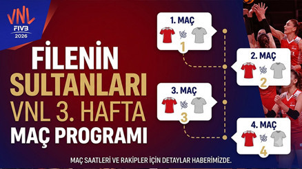 FİLENİN SULTANLARI VNL 3. HAFTA MAÇ PROGRAMI SAATLERİ || A Milli Kadın Voleybol Takımı üçüncü hafta maçları ne zaman, saat kaçta, nerede olacak 3. hafta kadrosu...