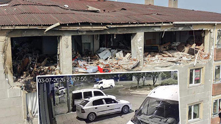 2 kişinin hayatını kaybettiği apartman dairesindeki patlamanın görüntüsü ortaya çıktı Olay anını anlattı: İnsanlar şoke oldu