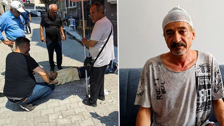 Kaldırımda çay içerken başına gelene inanamadı: Şikayetçi oldu Ayağımı ve kolumu hareket ettiremiyorum
