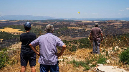 İspanyada orman yangını: Binlerce kişi tahliye edildi