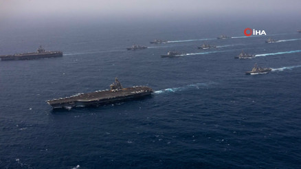 CENTCOM: 20’den fazla savaş gemisi Orta Doğu sularında devriye geziyor