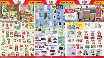 YEPYENİ BİM KATALOG BU HAFTA 17 TEMMUZ 2026 KATALOĞU (YENİ ÜRÜNLER RAFLARDA) || BİM aktüel afişi yeni indirimleri neler BİM broşürü ile Tekerlekli buzluk, Çay makinesi, Boy boy valiz çeşitleri geliyor