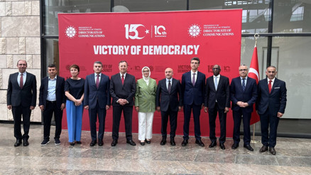 Berlin Büyükelçiliği’nde 15 Temmuz darbe girişiminin 10. yılı anma töreni düzenlendi