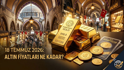 SON DAKİKA ALTIN FİYATLARI BUGÜN NE KADAR, KAÇ TL OLDU 18 Temmuz 2026 Gram, Çeyrek, Yarım ve Ons Altın Canlı Fiyat Tablosu (Kapalıçarşı ve Serbest Piyasa)