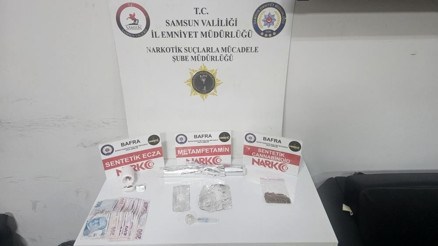 Bafrada uyuşturucu operasyonu: 2 gözaltı