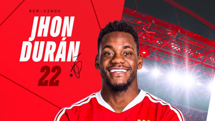 Jhon Duran resmen Benficada