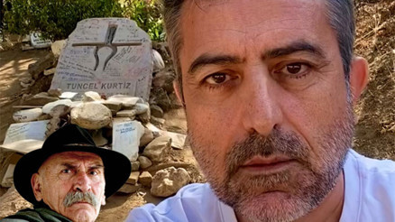 Tuncel Kurtizin mezarının son hali gündem oldu Yazı yazıp, çaput bağlamışlar