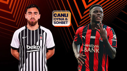 Beşiktaş, Midtjyllandı ağırlıyor Maçın heyecanı canlı sohbet ile Mislide