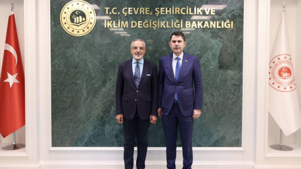 Bakan Kurum, DEM Parti Ağrı Milletvekili Sakık ile bir araya geldi