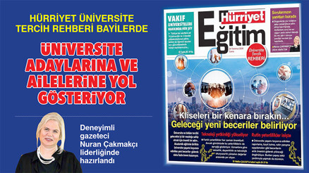 Hürriyet üniversite tercih rehberi bayilerde... Üniversite adaylarına ve ailelerine yol gösteriyor Hürriyet üniversite tercih rehberi bayilerde... Üniversite adaylarına ve ailelerine yol gösteriyor