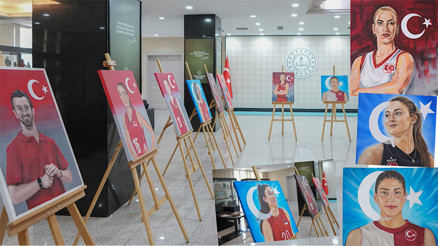 Güzel sanatlar liselerinden “Filenin Sultanları’ sergisi