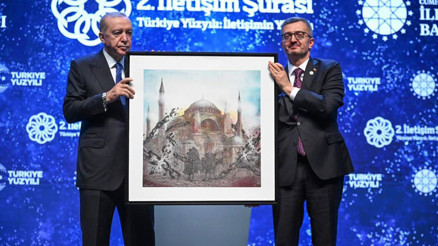 Cumhurbaşkanı Erdoğana anlamlı hediye