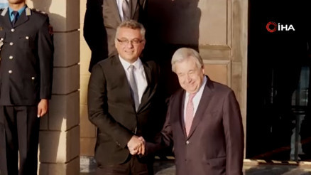 KKTC Cumhurbaşkanı Erhürman, Guterres ve Hristodulidis ile bir araya geldi