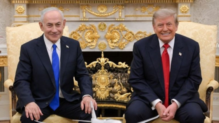 Trump, Netanyahu ile Beyaz Sarayda görüştü