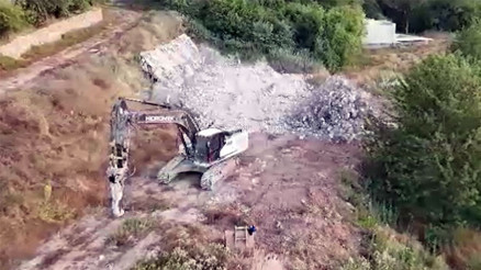 Grand Kartal Otel sahibine ait lüks otel inşaatındaki kaçak yapı yıkıldı