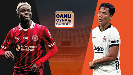 Beşiktaş, Danimarkada tur için sahada Midtjylland maçının heyecanı canlı sohbet ile Mislide