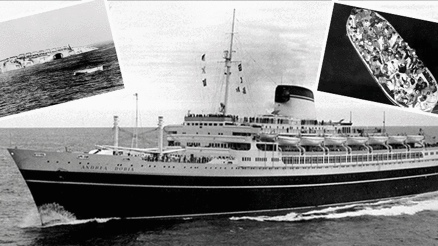 1950’lerin Titaniki: Lüks yolcu gemisi Andrea Dorianın son seferinde yaşanan facia