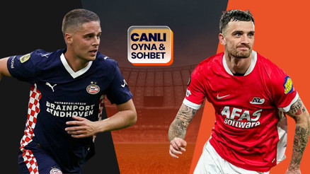 PSV ile AZ Alkmaar, Hollanda Süper Kupasında karşı karşıya Maçın heyecanı canlı sohbet ile Mislide